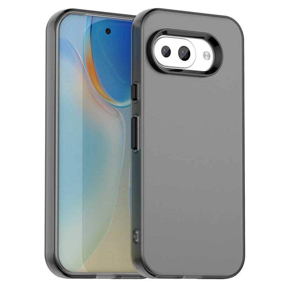 Til Google Pixel 9a Cover PC+TPU+PET Mat Anti-Drop Telefonbagside