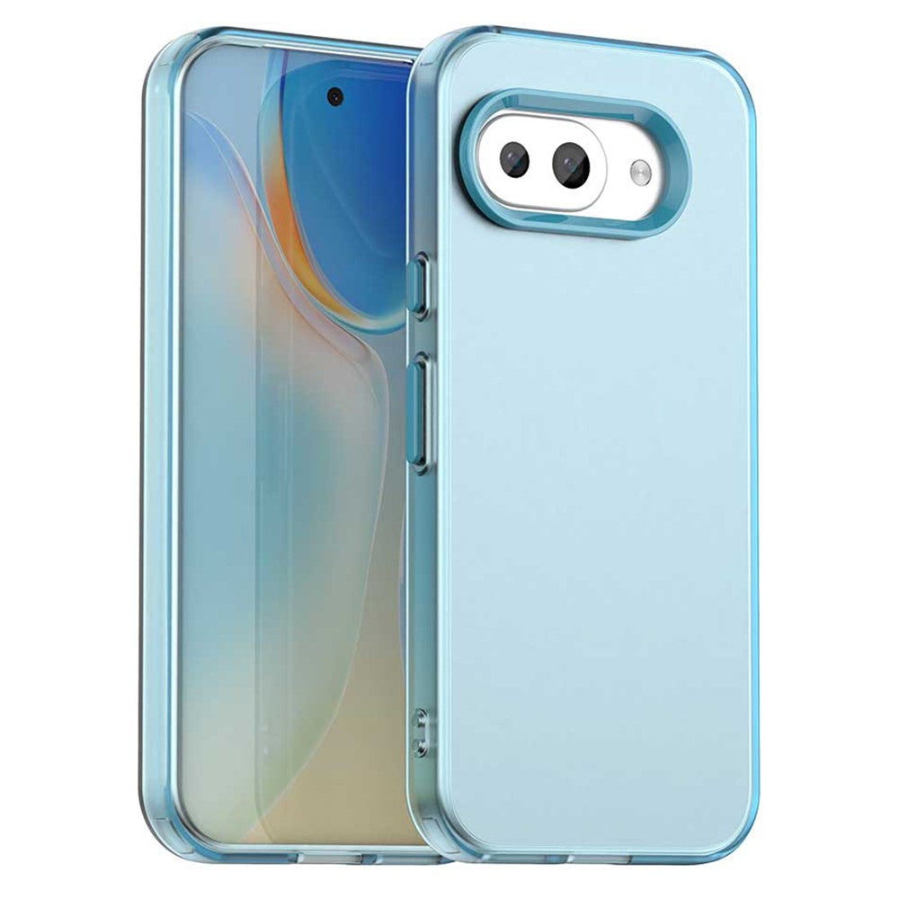 Til Google Pixel 9a Cover PC+TPU+PET Mat Anti-Drop Telefonbagside
