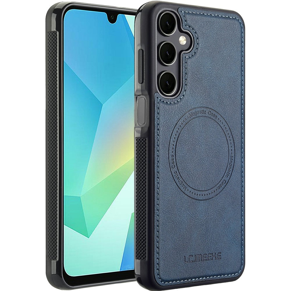 LC.IMEEKE For Samsung Galaxy A35 5G Magnetic Case Leather+TPU Back Cover