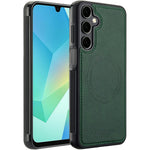 LC.IMEEKE For Samsung Galaxy A35 5G Magnetic Case Leather+TPU Back Cover