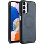 LC.IMEEKE For Samsung Galaxy A34 5G Magnetic Case Leather+TPU Back Cover