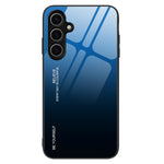 Til Samsung Galaxy A16 5G / 4G Etui, Hærdet Glas+TPU Telefoncover med Gradientfarve