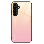Til Samsung Galaxy A16 5G / 4G Etui, Hærdet Glas+TPU Telefoncover med Gradientfarve