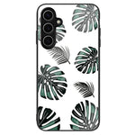 Til Samsung Galaxy A16 5G / 4G Cover Hærdet Glas+PC+TPU Telefonbeskytter Mønsterprint
