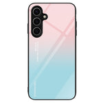 Til Samsung Galaxy A16 5G / 4G Cover Hærdet Glas+PC+TPU Telefonbeskytter Mønsterprint