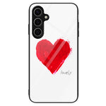 Til Samsung Galaxy A16 5G / 4G Cover Hærdet Glas+PC+TPU Telefonbeskytter Mønsterprint