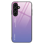 For Samsung Galaxy A36 5G Case Gradient Color Tempered Glass+TPU Phone Cover
