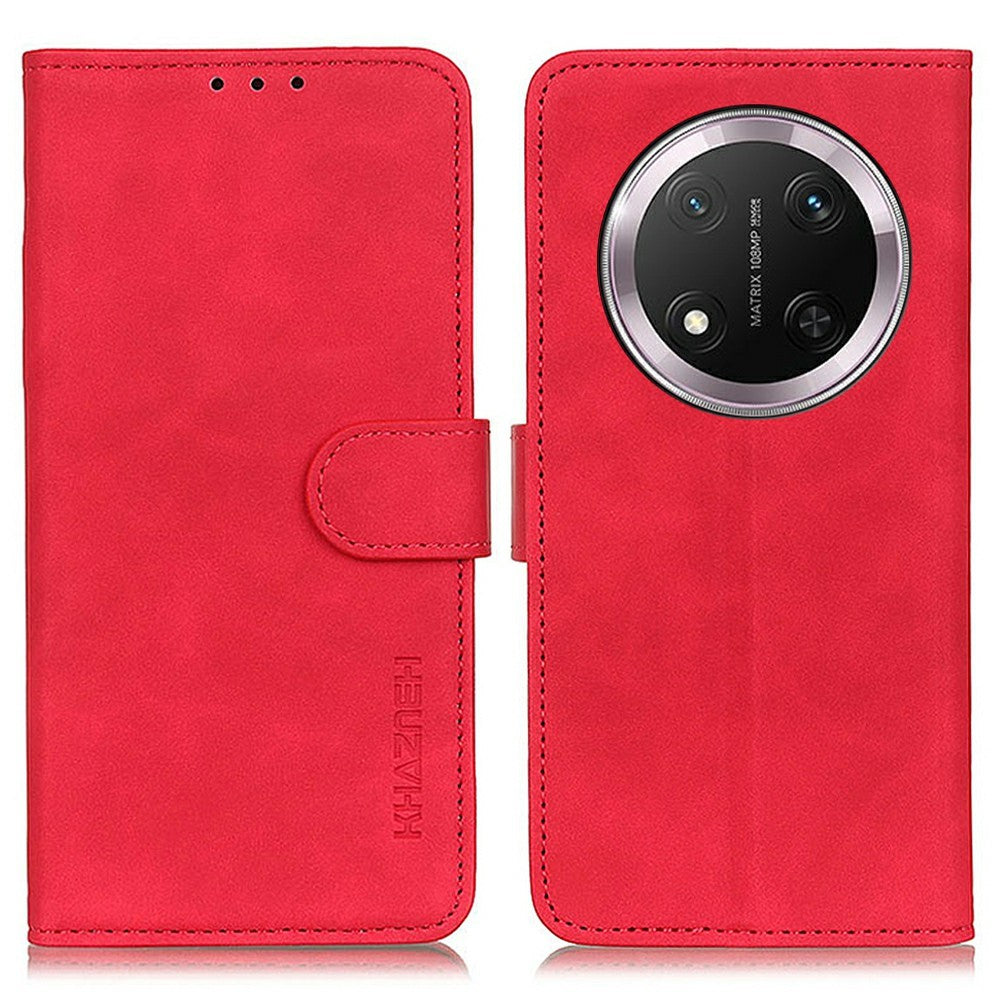 KHAZNEH For Honor Magic7 Lite 5G / X9c 5G / X60 Pro 5G Etui PU Læder Retro Tekstur Telefoncover