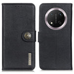 KHAZNEH For Honor Magic7 Lite 5G / X9c 5G / X60 Pro 5G Wallet Case Cowhide Texture Leather Flip Phone Cover