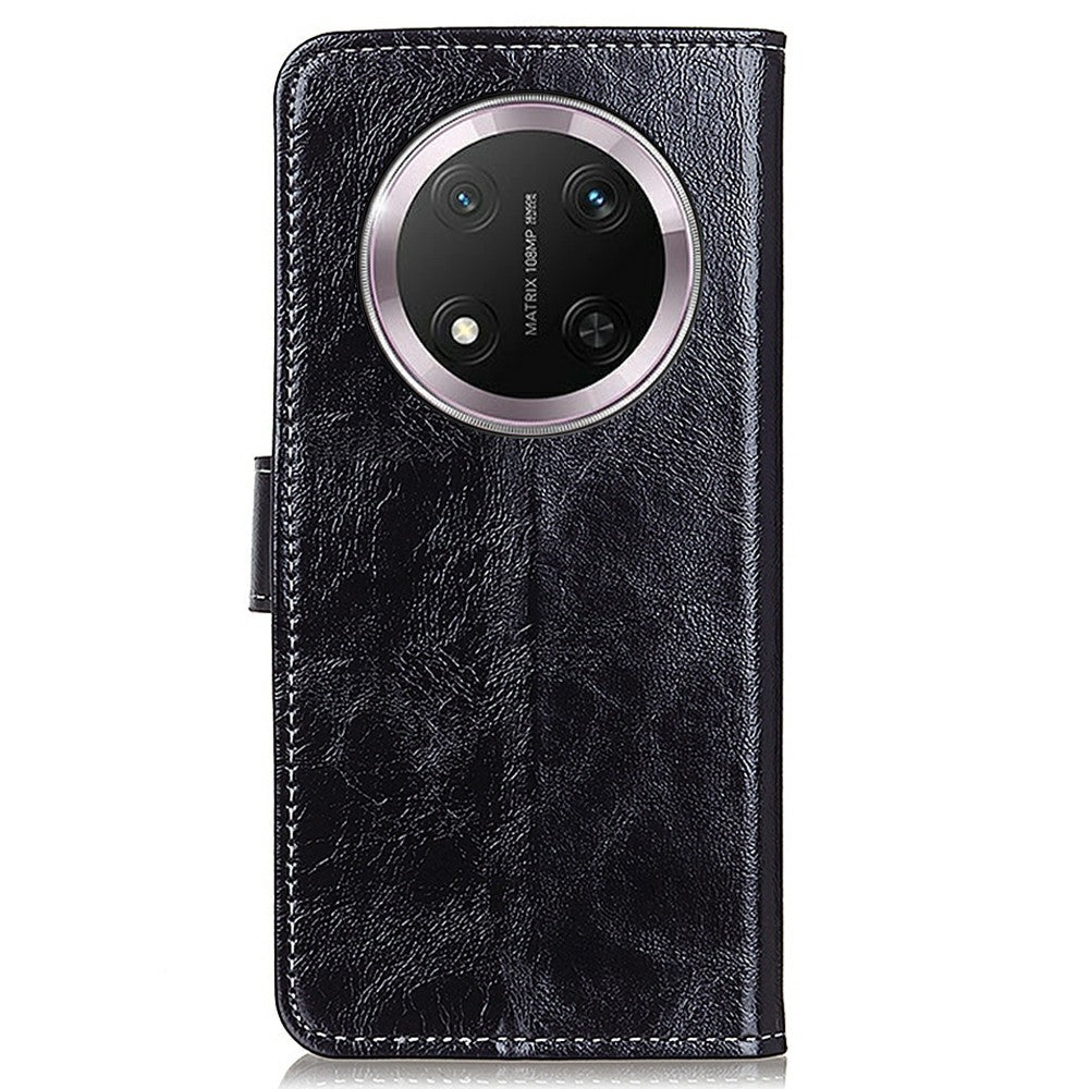 For Honor Magic7 Lite 5G / X9c 5G / X60 Pro 5G Leather Case Wallet Phone Cover Crazy Horse Texture