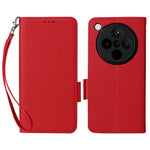For Oppo Find X8 5G Case with Wrist Strap Litchi Texture PU Leather Wallet Phone Cover