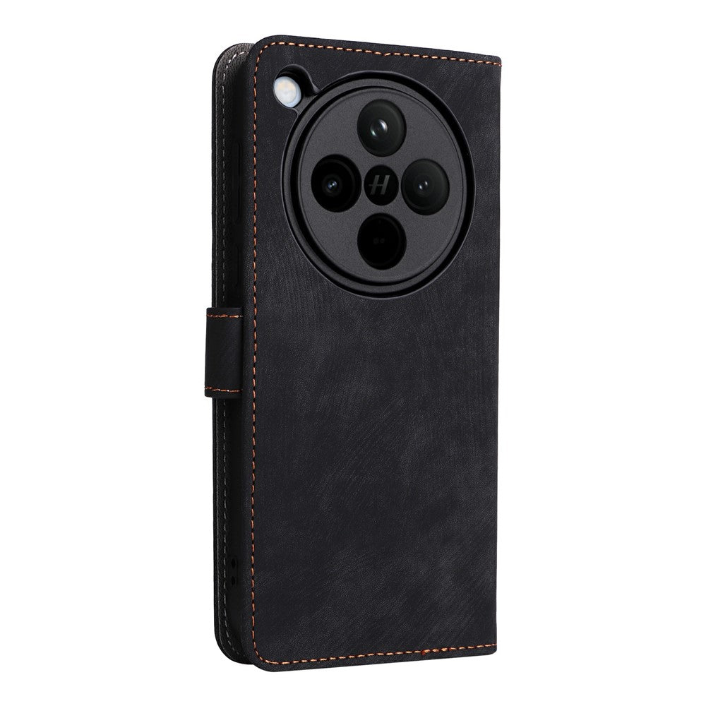 For Oppo Find X8 5G Wallet Case RFID Blocking PU Leather Cover Stand View
