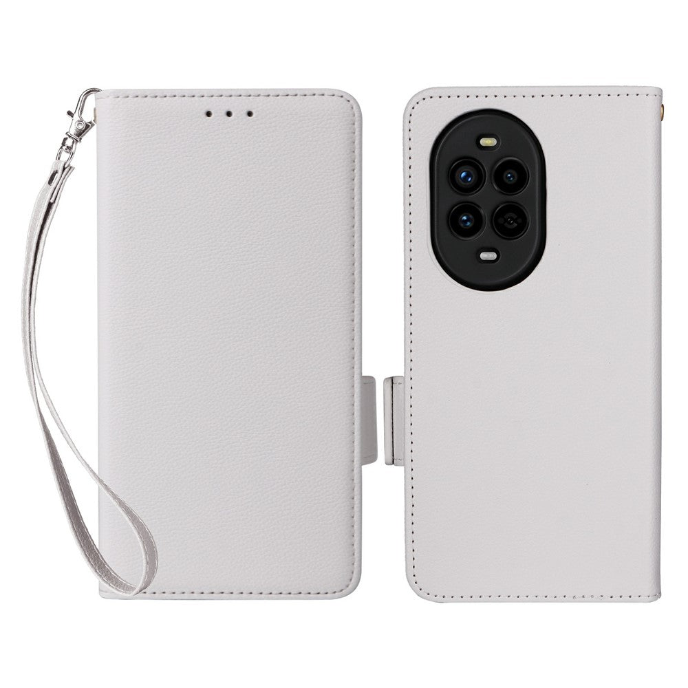 For Huawei nova 13 Pro 5G Case with Wrist Strap Litchi Texture PU Leather Wallet Phone Cover