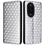 For Huawei nova 13 Pro 5G Wallet Case Rhombus Imprinted Leather Phone Cover
