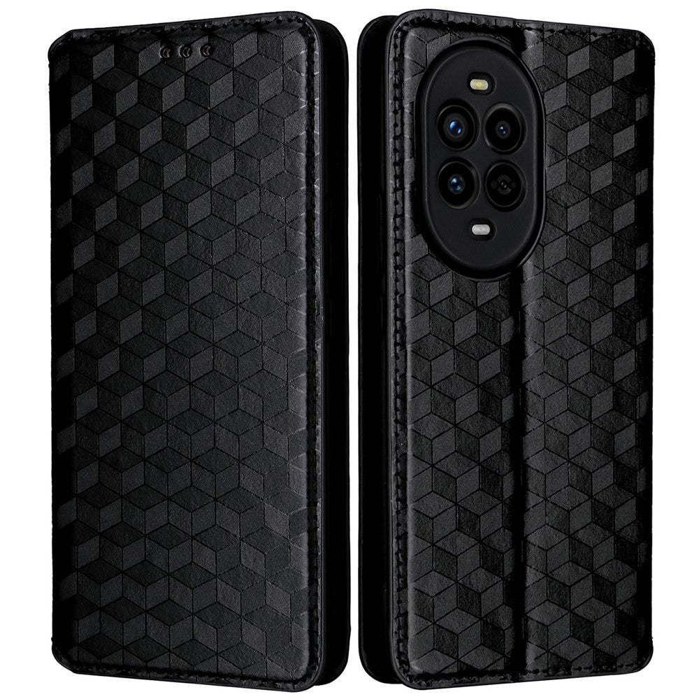 For Huawei nova 13 Pro 5G Wallet Case Rhombus Imprinted Leather Phone Cover