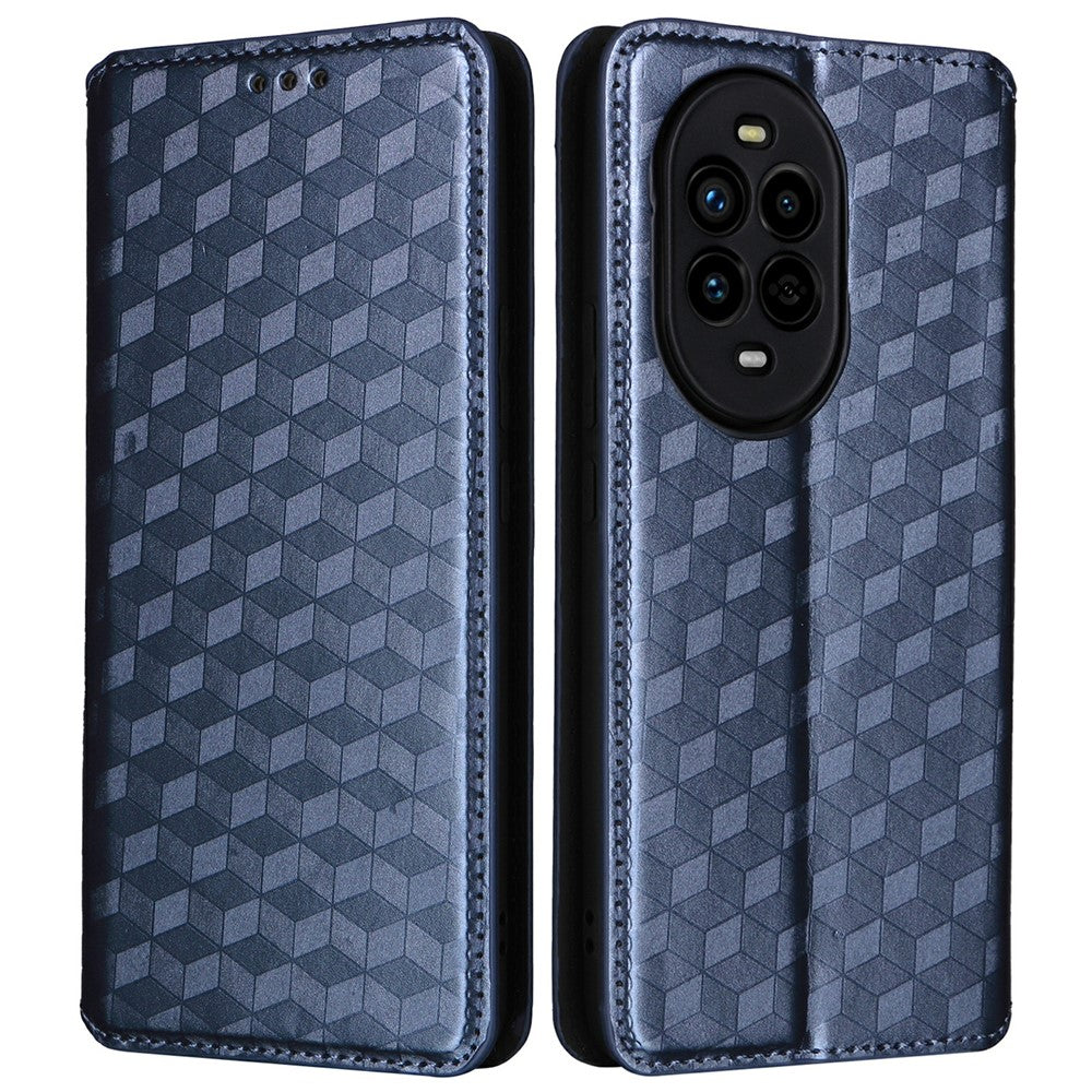 For Huawei nova 13 Pro 5G Wallet Case Rhombus Imprinted Leather Phone Cover
