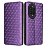 For Huawei nova 13 Pro 5G Wallet Case Rhombus Imprinted Leather Phone Cover