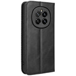 For Honor Magic7 5G Leather Case Wallet Stand Retro Texture Phone Cover