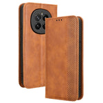 For Honor Magic7 5G Leather Case Wallet Stand Retro Texture Phone Cover