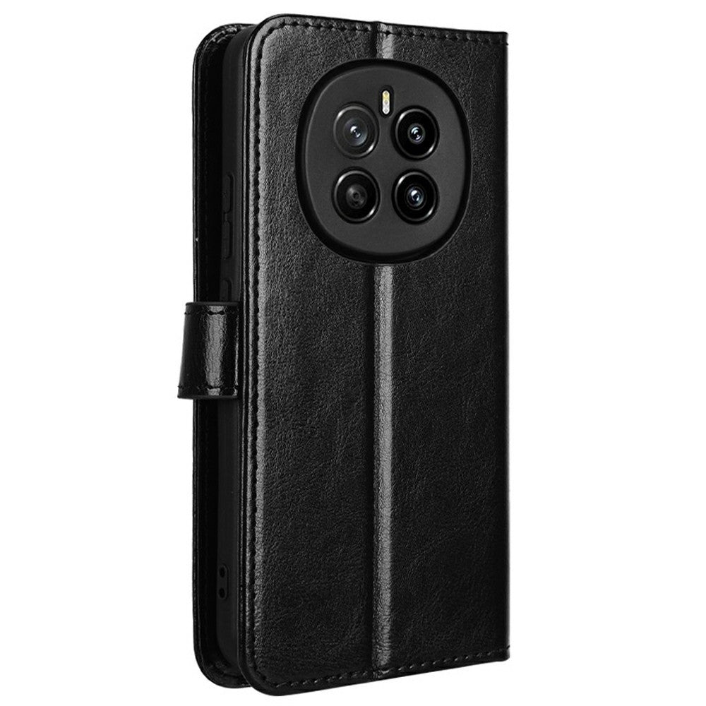 For Honor Magic7 5G Case Crazy Horse Texture PU Leather Phone Wallet Cover
