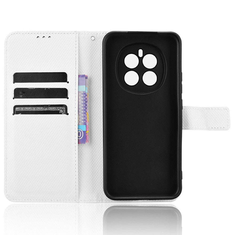 For Honor Magic7 5G Case PU Leather Diamond Texture Wallet Phone Cover