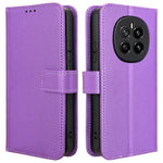 For Honor Magic7 5G Case PU Leather Diamond Texture Wallet Phone Cover
