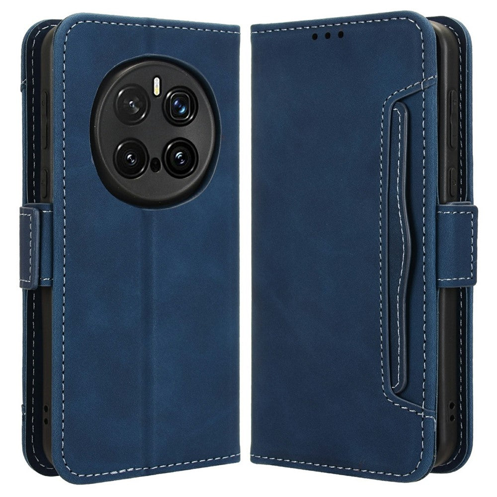 For Honor Magic7 Pro 5G Leather Case Phone Wallet Cover with Multiple Card Slots
