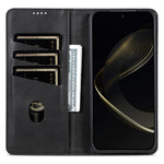 AZNS For Honor Magic7 Pro 5G Case Cowhide Texture PU Leather Wallet Phone Cover