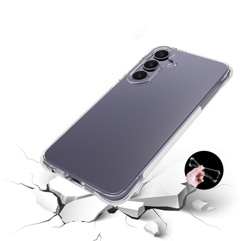 Til Samsung Galaxy A56 5G TPU Cover Skridsikkert Gennemsigtigt Mobiltelefon Cover