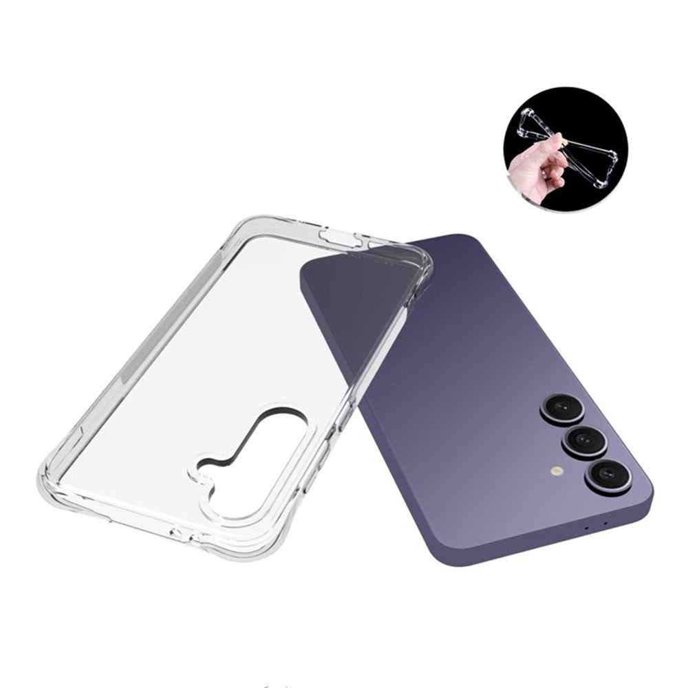 Til Samsung Galaxy A56 5G TPU Cover Skridsikkert Gennemsigtigt Mobiltelefon Cover