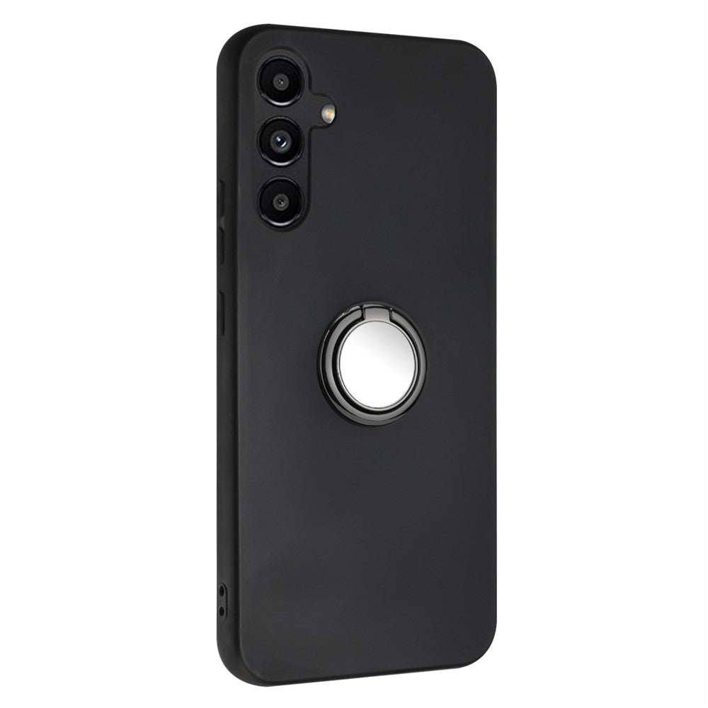 For Samsung Galaxy A56 5G / M56 5G Matte Case Ring Kickstand Soft TPU Phone Cover