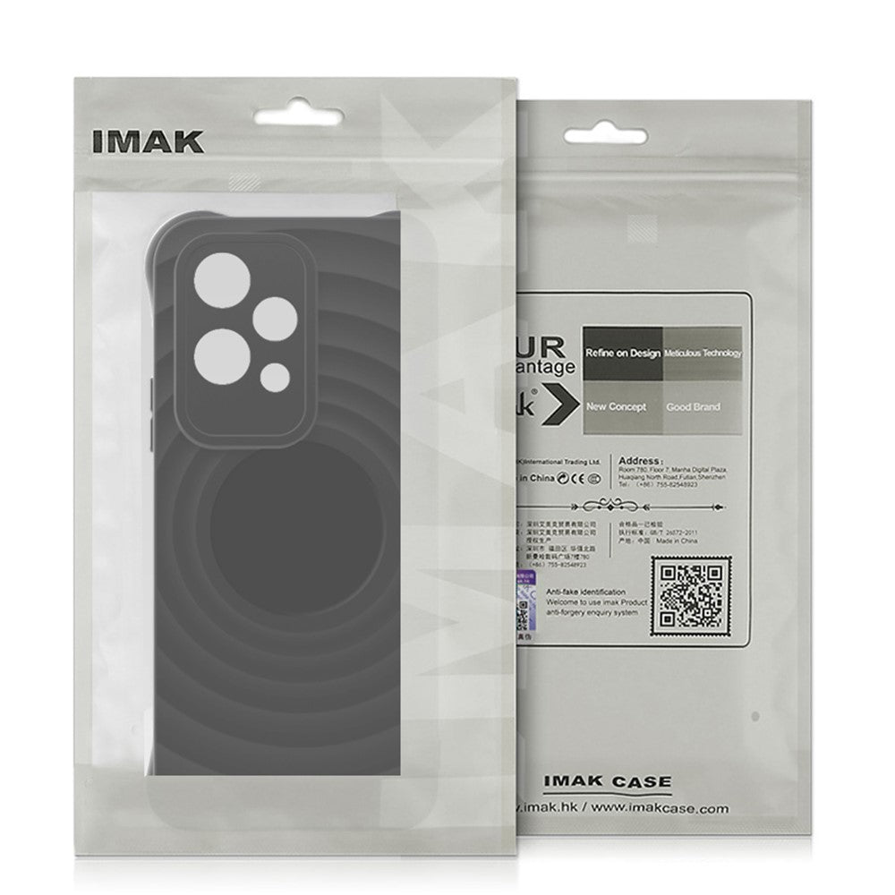 IMAK UC-6-serien til Xiaomi 15/15 Custom Edition-cover med vanddråbestruktur og skridsikkert mat TPU-cover