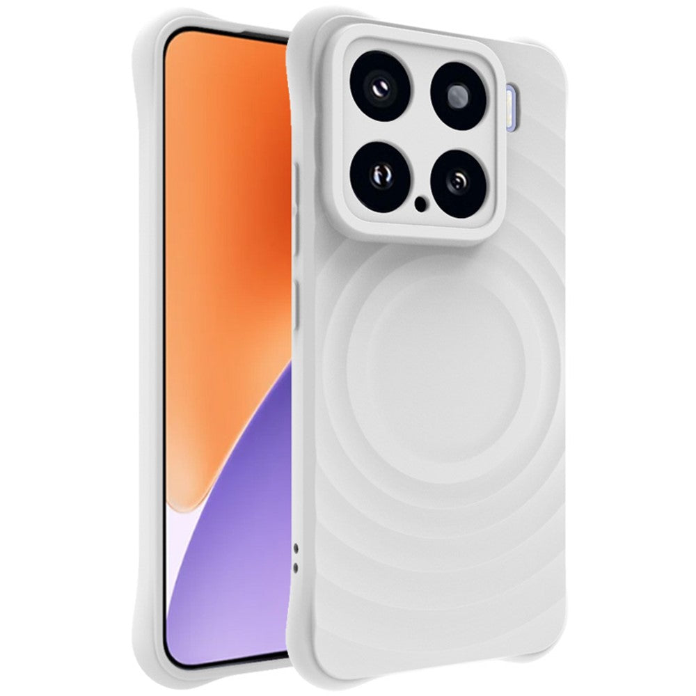 IMAK UC-6-serien til Xiaomi 15/15 Custom Edition-cover med vanddråbestruktur og skridsikkert mat TPU-cover