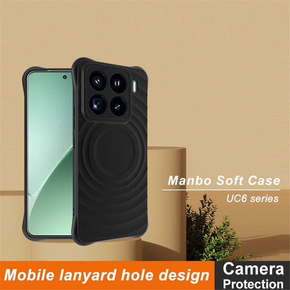 IMAK UC-6 Series for Xiaomi 15 Pro Case Water Drop Texture Anti-Skid Matte TPU Cover