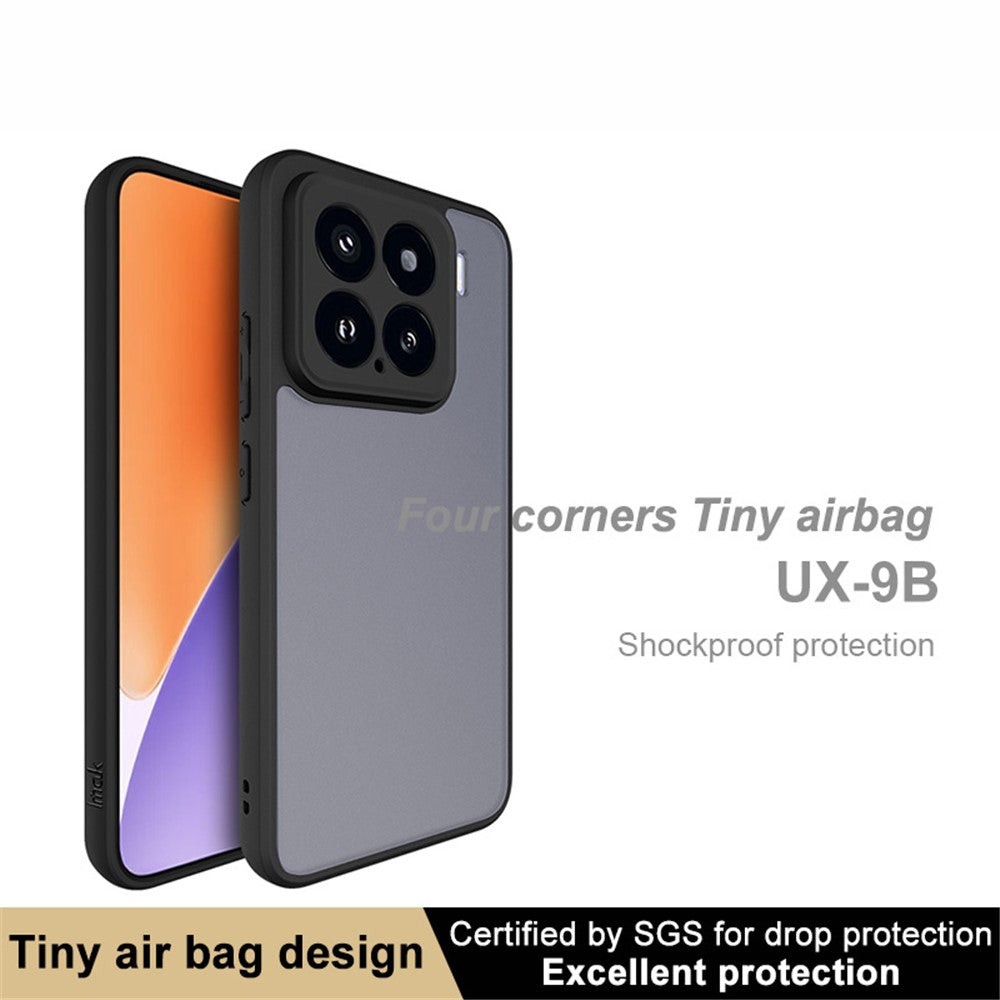 IMAK UX-9B Series For Xiaomi 15 / 15 Custom Edition Case Tiny Airbag PC+TPU Matte Phone Cover