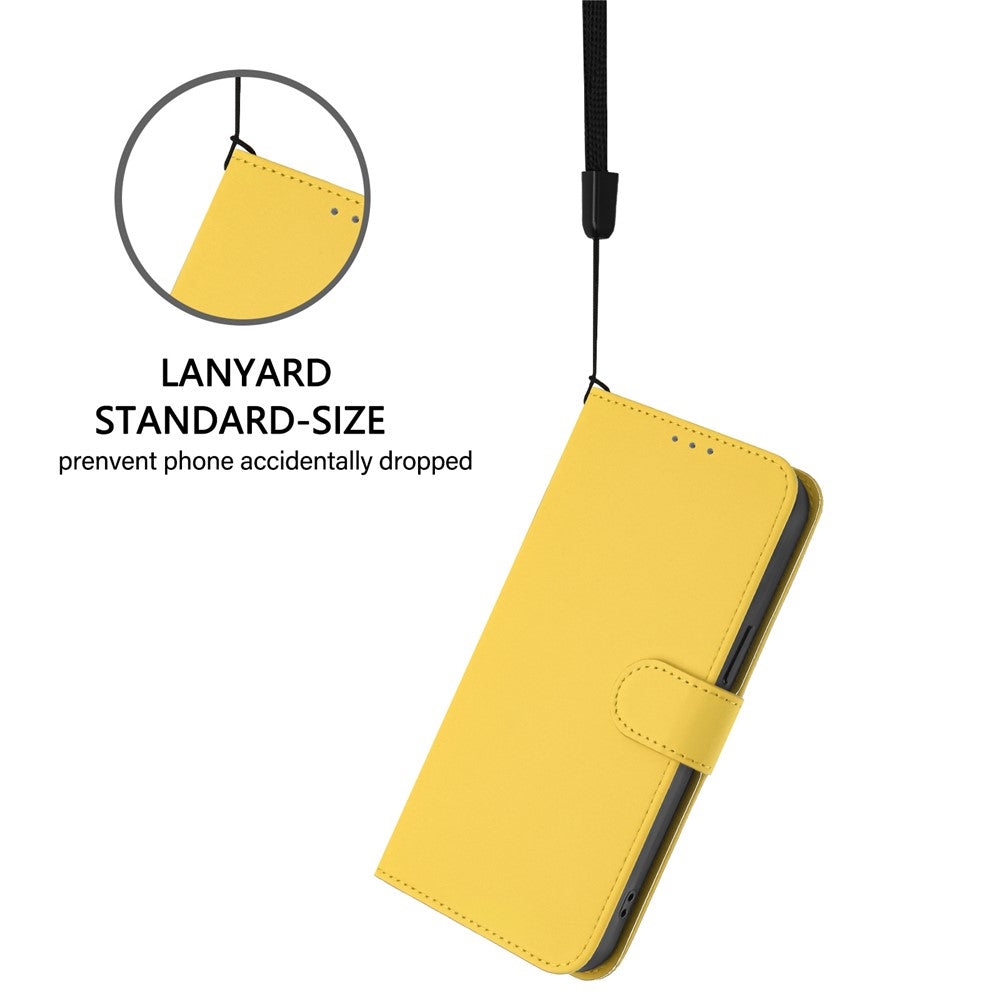 For Samsung Galaxy S24 Ultra Case Solid Color Wallet Leather Phone Cover with Strap