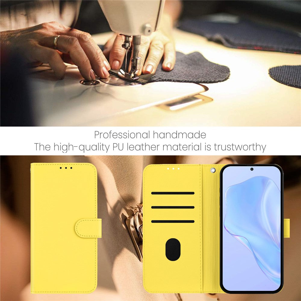 Til Samsung Galaxy A15 5G / Galaxy A15 4G Cover Enfarget Pung Læder Telefoncover med Rem