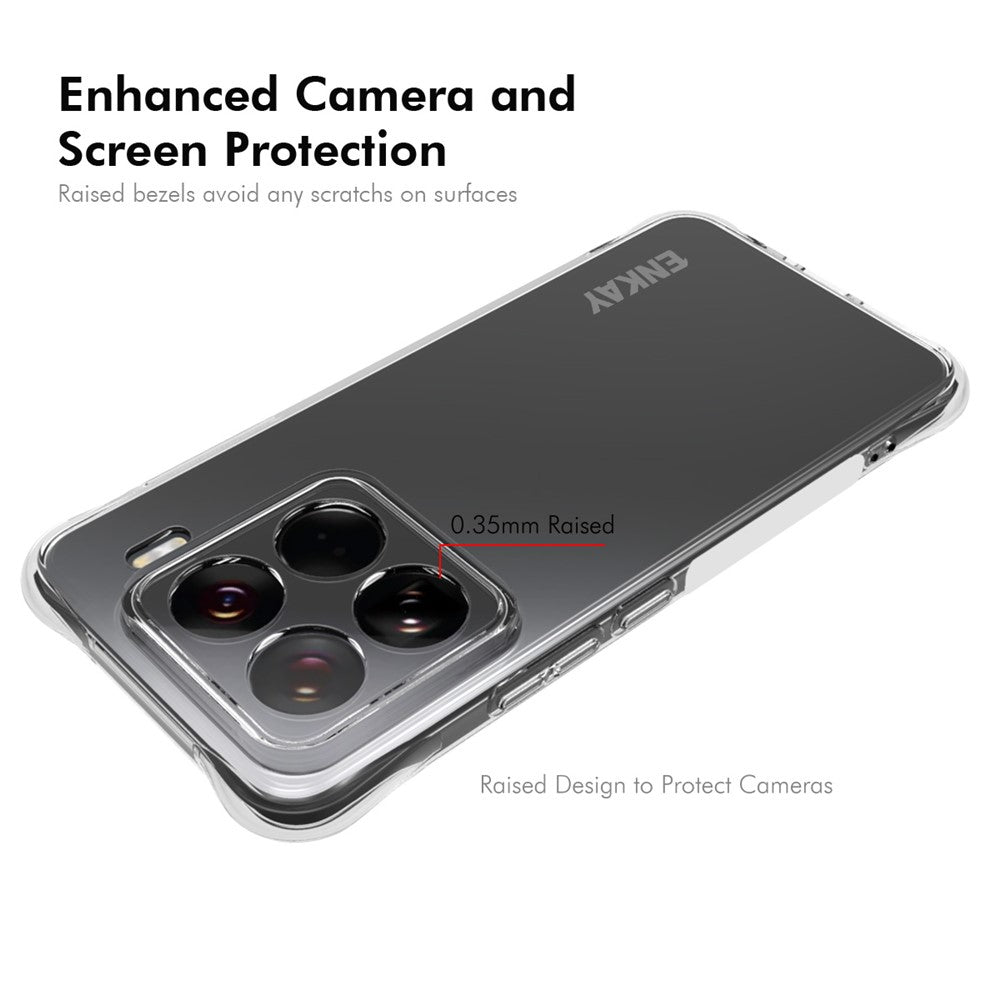 ENKAY HAT PRINCE For Xiaomi 15 Pro Clear Phone Case   Shockproof Anti-Slip TPU Cover