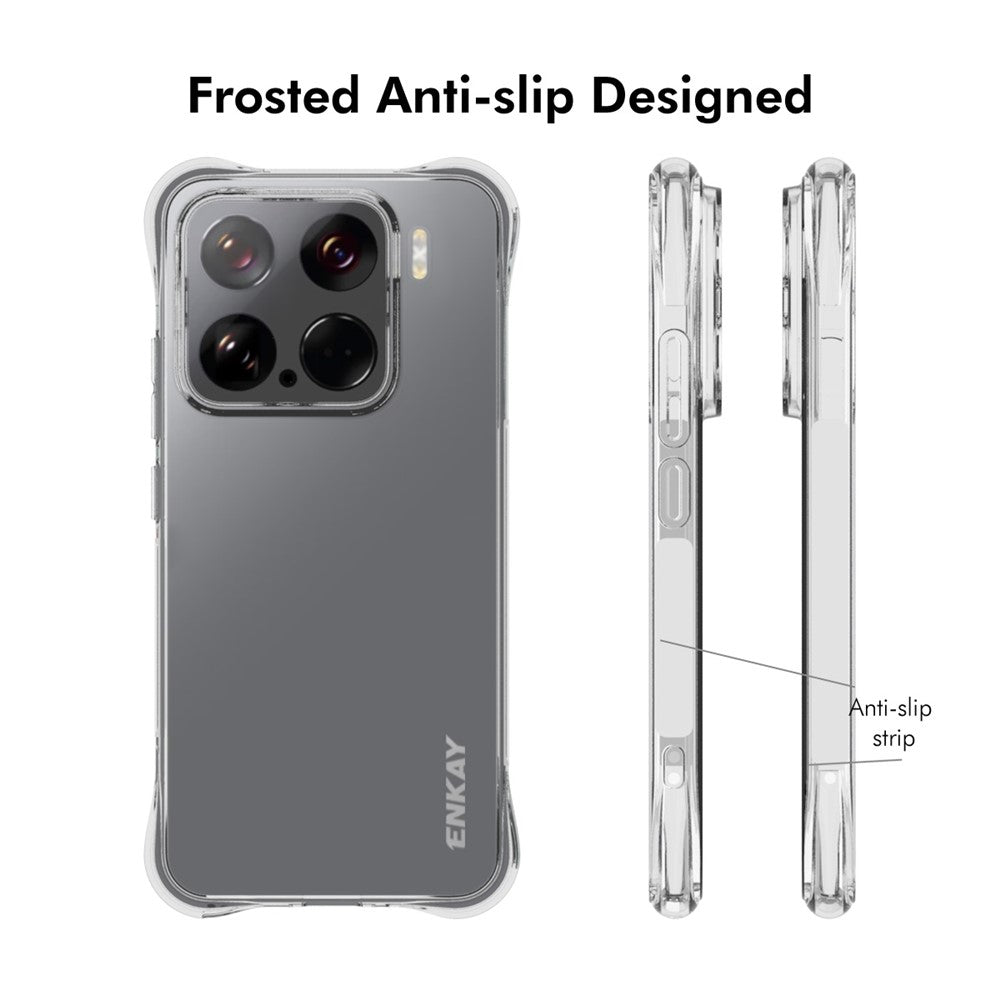 ENKAY HAT PRINCE For Xiaomi 15 Clear Phone Case   Shockproof Anti-Slip TPU Cover