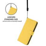 Til Samsung Galaxy A55 5G Cover Ensfarvet Pung Læder Telefoncover med Rem