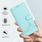 For Xiaomi Redmi Note 14 Pro+ 5G / 14 Pro 5G / Poco X7 5G Case with Strap RFID Blocking Leather Wallet Phone Cover Cat Mouse Pattern