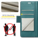 CASEME For Xiaomi Redmi Note 14 5G Leather Case  023 RFID Blocking 3 Card Slot Mobile Cover