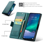 CASEME For Xiaomi Redmi Note 14 5G Leather Case  023 RFID Blocking 3 Card Slot Mobile Cover