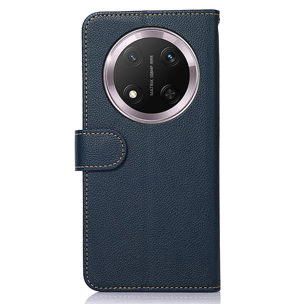 KHAZNEH For Honor Magic7 Lite 5G / X9c 5G / X60 Pro 5G Case RFID Blocking Wallet PU Leather Phone Cover