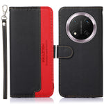 KHAZNEH For Honor Magic7 Lite 5G / X9c 5G / X60 Pro 5G Case RFID Blocking Wallet PU Leather Phone Cover