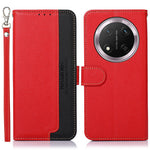 KHAZNEH For Honor Magic7 Lite 5G / X9c 5G / X60 Pro 5G Case RFID Blocking Wallet PU Leather Phone Cover