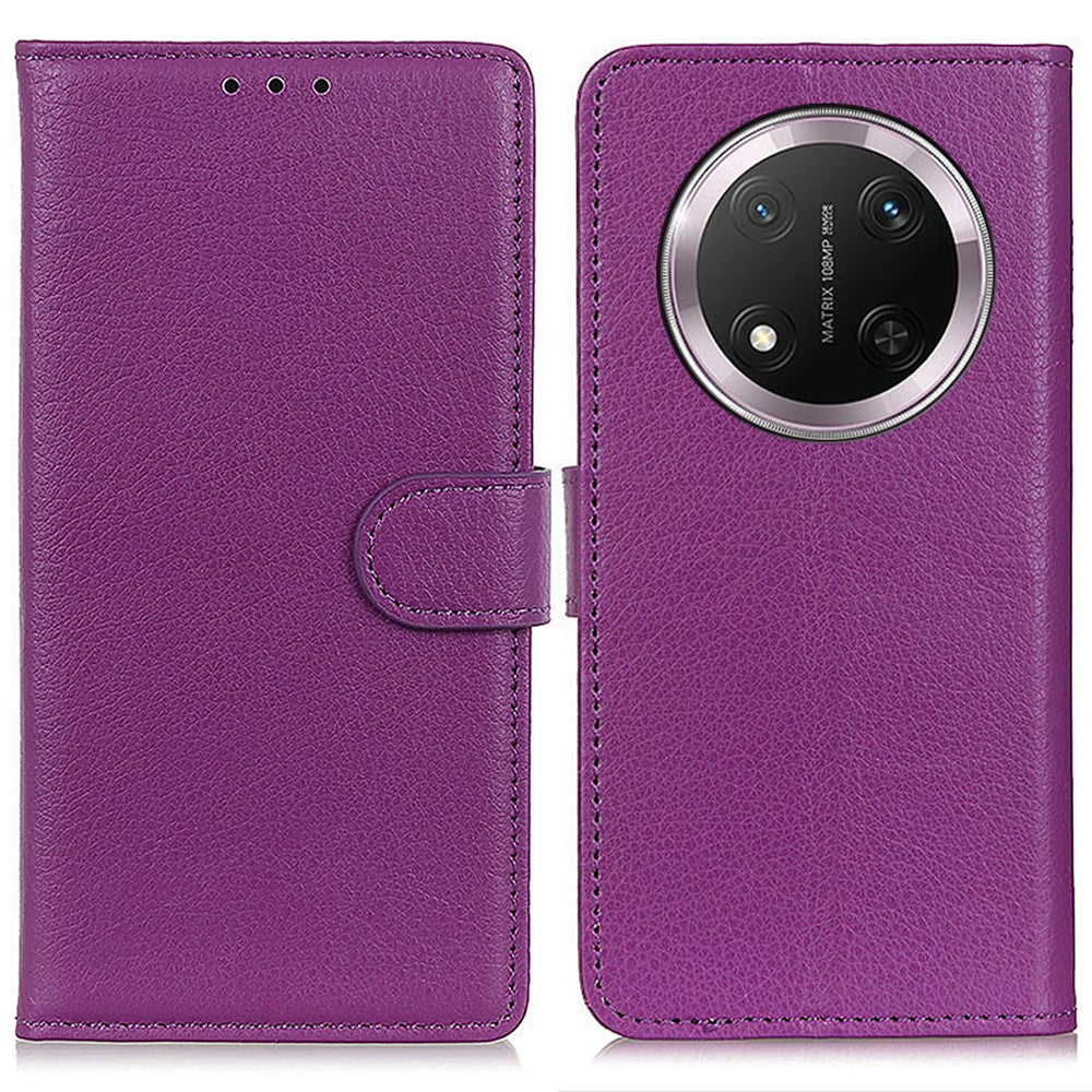 For Honor Magic7 Lite 5G / X9c 5G / X60 Pro 5G Wallet Case PU Leather Phone Cover Litchi Texture