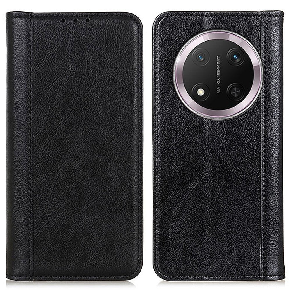 For Honor Magic7 Lite 5G / X9c 5G / X60 Pro 5G Stand Case Split Leather Litchi Texture Wallet Phone Cover