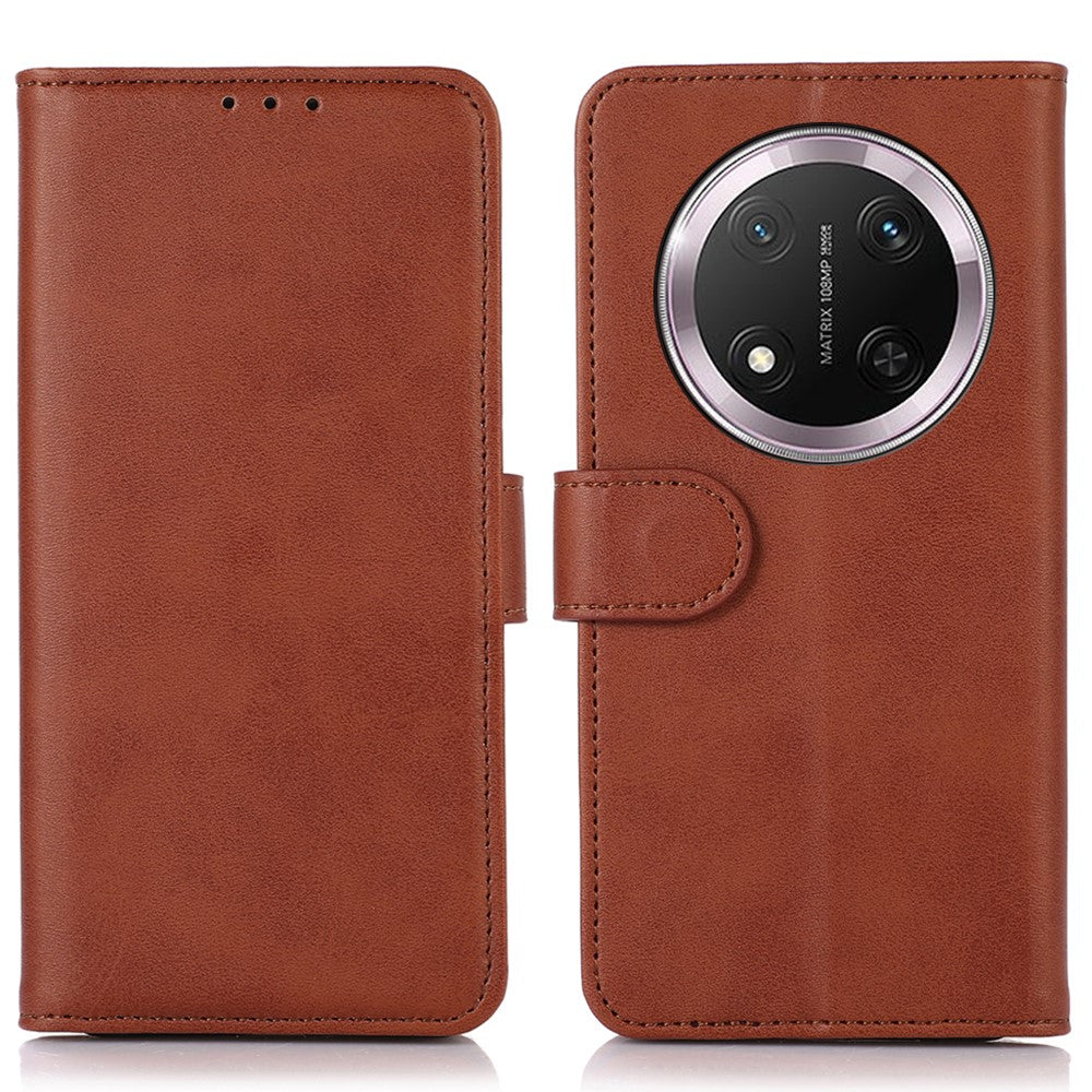 For Honor Magic7 Lite 5G / X9c 5G / X60 Pro 5G Case Cowhide Texture Leather Wallet Phone Cover with Stand