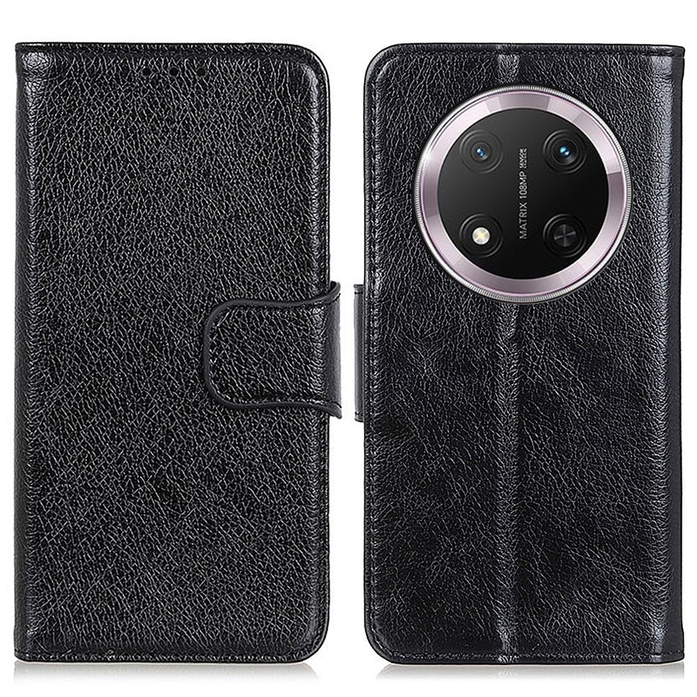 For Honor Magic7 Lite 5G / X9c 5G / X60 Pro 5G Case Nappa Texture Split Leather Wallet Phone Cover